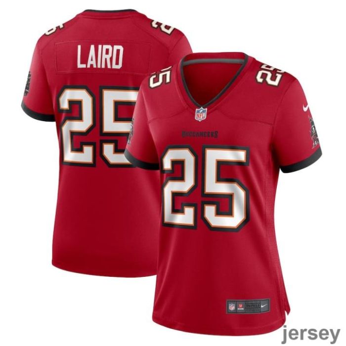 Patrick Laird 25 Tampa Bay Buccaneers Women Game Jersey - Red