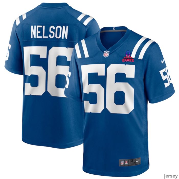 Quenton Nelson 56 Indianapolis Colts 2024 Pro Bowl Patch Game Men Jersey - Royal